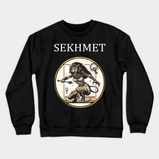 Sekhmet Ancient Egyptian Goddess of War and Healing Crewneck Sweatshirt